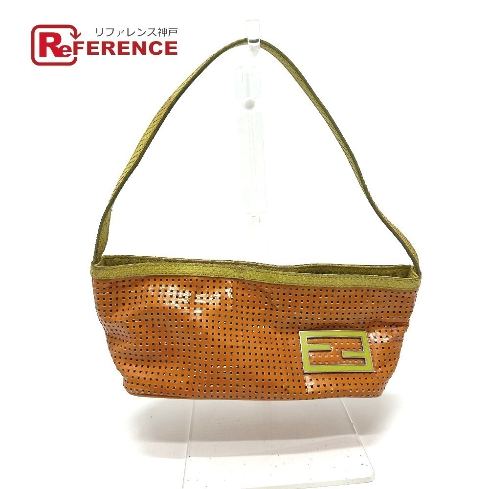 Fendi Perforated Bag Shoulder Orange